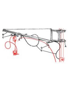 JN-15 Jib Crane for Tool Suspension PN 084165